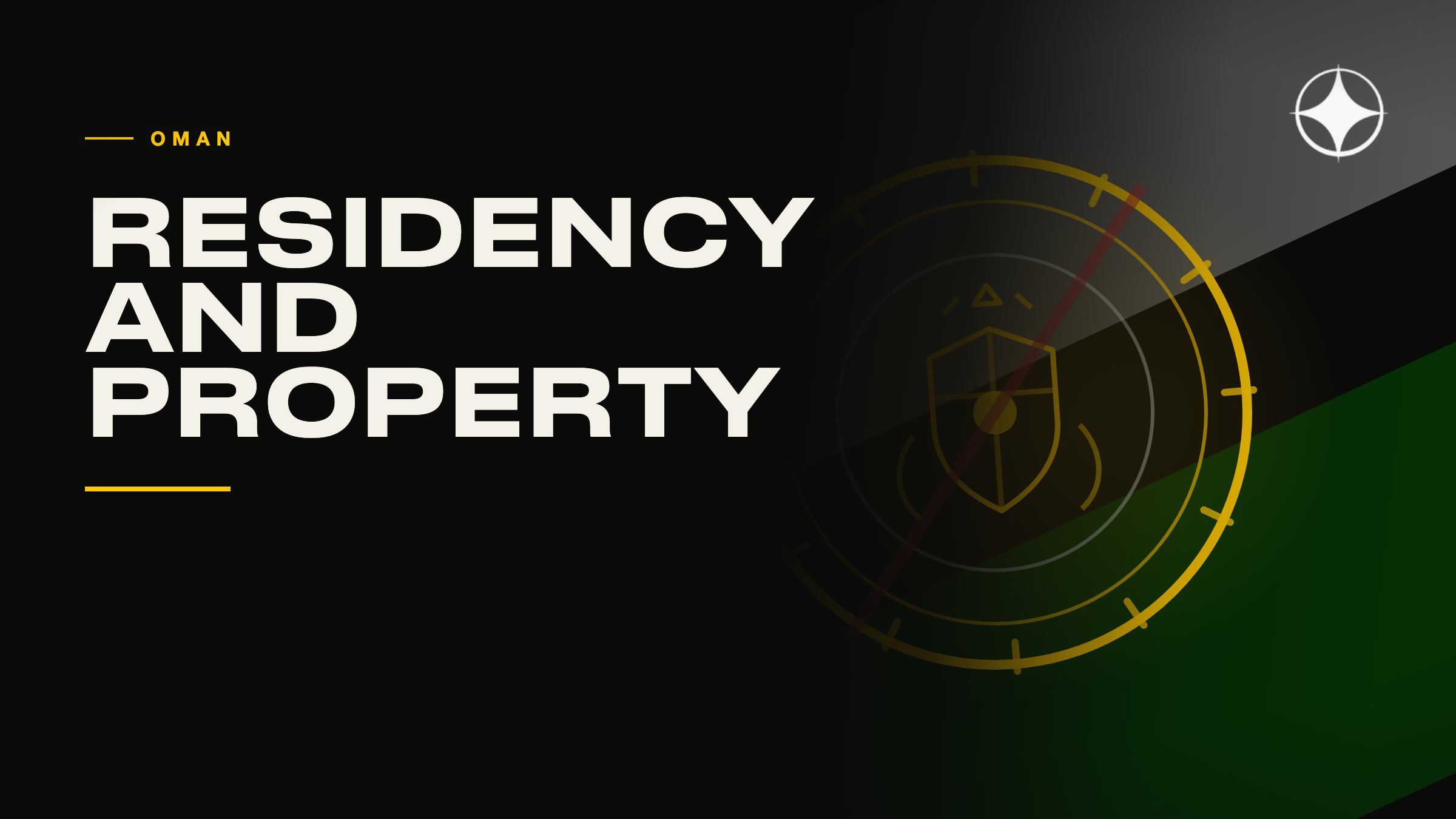 Oman residency and property: where a foreigner may buy, and what status follows